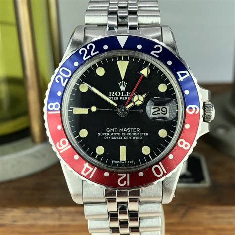 rolex gmt 1675 pepsi vintage|Rolex 1675 gmt for sale.